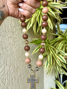 Collana di Lusso di Alta Qualità per Donna e Uomo, Placcata in Oro 18k, Design Trendy con Ciondoli Sacri, Collana Cristiana - Product Image 6