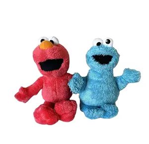 CE CPC热卖毛绒玩具Elmos饼干怪兽大鸟11英寸毛绒动物毛绒玩具毛绒红色玩具