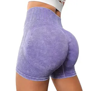 Pantaloni a vita alta Plaid Tropa Deportiva Mujer con cintura larga senza cuciture pantaloncini da Yoga sportivi da donna