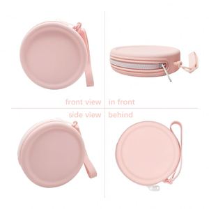 Customized Design <b>Mini</b> Silicone Wallet Fashionable Portable Waterproof Zipper Closure Coin Purse for Outdoor Use - Product Image 3