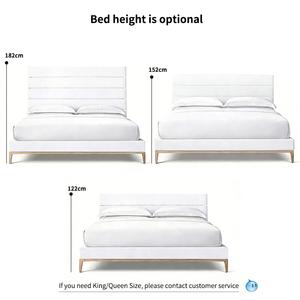 <span class=keywords><strong>Letto</strong></span> in Tessuto Moderno Nordico Semplice, <span class=keywords><strong>Letto</strong></span> Matrimoniale per <span class=keywords><strong>Camera</strong></span> <span class=keywords><strong>da</strong></span> <span class=keywords><strong>Letto</strong></span>, 1,8 m, Rivestimento in Tessuto Lavabile - Product Image 5