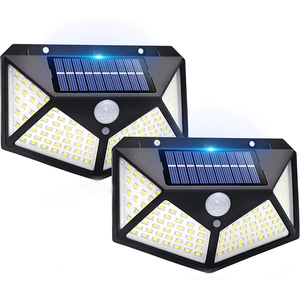 High Quality Outdoor Solar Powered Garden Lamp IP65 Waterproof Motion <b>Sensor</b> <b>LED</b> Wall <b>Lights</b> - Product Image 1