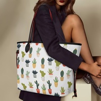 Sac fourre-tout ouvert unisexe avec logo personnalisé de la marque, motif abstrait gris, portefeuille de luxe tendance en cuir PU imperméable, capacité 3L+