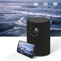 Projecteur vidéo portable LED Full HD pour cinéma maison avec Android 4K, Wifi et Bluetooth, batterie rechargeable