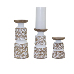 Chandelier en bois pour décor de noël bougeoir en bois pour la maison hôtel et décoration de table décorative - Product Image 4