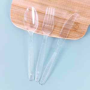 <span class=keywords><strong>Kit</strong></span> de jet de couverts de camping jetables personnalisables 4.5g couvercle de conception simple en <span class=keywords><strong>plastique</strong></span> - Product Image 3