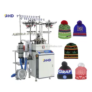 HD365 High Speed Small Diameter Circular Knitting Machine For Hat And Scarf