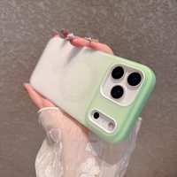 Étui magnétique Jelly Gradient deux-en-un pour iPhone 17 Pro Max 16 Pro INS Style petits trous de caméra housses de protection pour IPhones