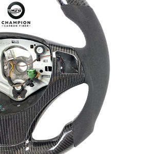 Для BMW светодиодный дисплей кожа карбоновое рулевое колесо E30 E36 E46 E70 E83 E84 E85 E89 E90 E91 E91 E92 E93 M3M4 автомобильные аксессуары - Product Image 4