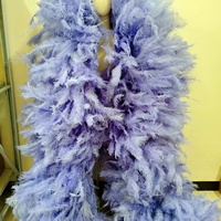 Énorme boa en plumes d'autruche de 3 mètres, 3,5 mètres, guirlande boa, écharpe en plumes d'autruche pour spectacle de danse, scène, fête, carnaval
