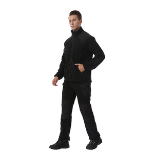 Veste polaire en polyester DF ESDY A162 pour sports de plein air, automne/hiver, col montant, double face, épaisse et chaude - Product Image 4