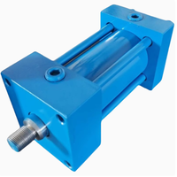 Actionneur de vérin hydraulique à double effet, haute pression, chromé dur, bidirectionnel, résistant aux hautes températures, diamètre extérieur 80 mm