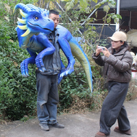 Dragon animatronique personnalisé sur échelle pour événements, parcs à thème, spectacles sur scène, expositions de divertissement