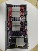 Amplificateur de puissance numérique professionnel de classe d 4*600W système de processeur de son Audio DJ 4 canaux impédance 8ohm impédance métal 8ohm impedanc