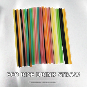 Paille en papier biodégradable, pailles à boire comestibles, qualité alimentaire, pour les fêtes, jetables, thé à bulles, tapioca, emballées individuellement - Product Image 2
