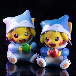 ฟิกเกอร์ตัวละครฮีโร่ของฉัน midoriya izuku เอาชนะเอาชนะตัวเองและ OLMET cosplayes Pikachu เป็นรถเดสก์ท็อป - Product Image 4