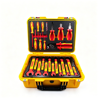 Kit d'outils de sécurité électrique de 46 pièces |   Outils isolés Cr-V pour l'entretien des batteries de véhicules électriques