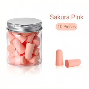 Tapones para los Oídos Desechables de Espuma de PU Suave WELTA CE EN352-2 y ANSI 3.17 con Método de Inserción a Presión y Forma de Bala para Dormir - Product Image 1