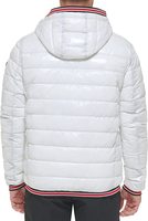 AQTQ vestes chaudes à capuche pour hommes, Logo personnalisé en plumes de canard, à bulles d'hiver