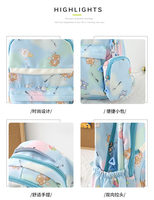 Nouveau design de mode grande capacité sac de voyage en plein air pour fille étudiant sac usine école sac à dos