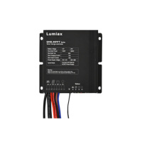 Régulateur solaire MPPT Lumiax 10A 12V 24V IP67 130/260W Puissance PV maximale Haute efficacité solaire