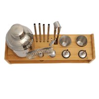 Kit de barman JQ support de shaker à cocktail support d'outils de bar stockage d'outils de barman pour le mélange de boissons de restaurant à domicile