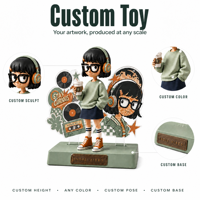 Support en acrylique personnalisé pour figurines de films et séries TV, Diorama, Usine OEM ODM, Boîte mystère, Jouet artistique, Cadeau de collection, Ensemble de décoration de bureau