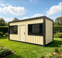 Maison préfabriquée à assemblage rapide, unité de logement moderne à installation rapide, bureau portable, dortoir pour le personnel de construction