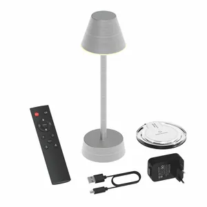 Phone Control Table Light, Metal Tuya White Night Light Set for Bedrooms and Outdoor