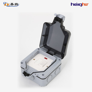 Heightz Outdoor Waterproof <b>Switch</b> Socket Box Ip66 220V With Cover For Wall Use - Product Image 2