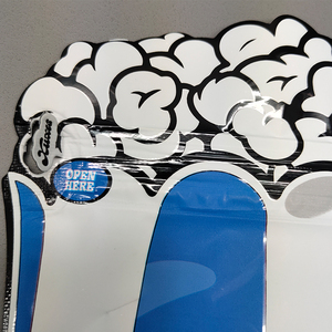 Bolsas de Mylar con Forma de Palomitas de Maíz, Bolsas de Embalaje con Forma Personalizada y Cierre de Cremallera para Sellado Térmico - Product Image 2