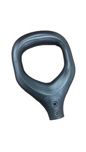 Embout de poignée antidérapant en TPR moulé par soufflage, noir, pour jouets - Product Image 1