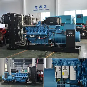 Potenza principale per 1600kw Weichai Baudouin diesel genset 16 m33d1980e310 cinese generatore diesel set per avviamento elettrico
