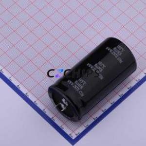 ตัวเก็บประจุแบบอิเล็กโทรไลต์อะลูมิเนียมแบบ Snap-in รุ่น HFE821M35065FVA ชนิด Through hole (THT) ขนาด D35xL65 มม. 820uF 20% 450V 10 มม. - Product Image 2