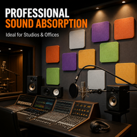 Vente flash - Panneaux acoustiques en bois 3D multi-styles avec impression UV, auto-adhésifs, insonorisants, pour la décoration de studio d'enregistrement