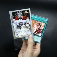 Film protecteur transparent en gros pour cartes, pochette plate HD 3 pouces en PP pour cartes professionnelles, impression de cartes de jeu de table