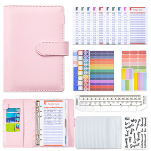 Cuaderno A6 de Hojas Sueltas con Etiquetas, Color Macaron, Libro de Presupuesto, Diario Creativo, Compatible con el Modelo de Carpeta - Product Image 4