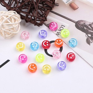 Cuentas sueltas baratas cuentas acrílicas cuentas de cara <span class=keywords><strong>sonriente</strong></span> para accesorios de joyería hechos a mano - Product Image 6