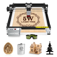 LASER TREE Machine de gravure laser en cristal 5W 3d de bureau Graveur laser Graveur laser Machine de gravure laser en acier inoxydable