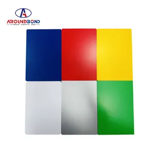 3mm 4mm 5mm Thickness ACP PVDF White Alucobond Aluminum Composite Panel Cladding Wall