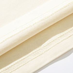 T-shirts d'été Oversize Customized Label Men Heavyweight 240g Cotton T Shirt Colorful Cuff Plain T Shirt - Product Image 4