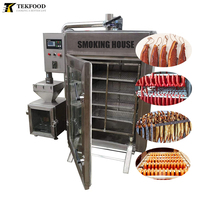 TEKFOOD Machine commerciale automatique pour fumer la viande le poisson les fruits de mer Machine à fumer la viande la saucisse Prix d'usine