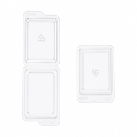 Boîte d'emballage professionnelle pour patchs anti-boutons, étui en blister transparent en PET pour l'esthétique médicale, plateau de protection, conteneur de rangement cosmétique