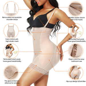 5XL HEXIN femmes ShapeHEXINear HEXINith amovible hanche + fesses coussinets minceur bout à bout contrôle du ventre Shaper femmes corps Shaper - Product Image 5