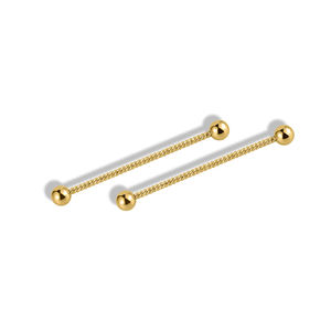 14G Chirurgisch Staal <span class=keywords><strong>Industrial</strong></span> Barbell Voor Vrouwen Mannen Twist Kraakbeen Earring Helix Tragus Body <span class=keywords><strong>Piercing</strong></span> Sieraden - Product Image 3
