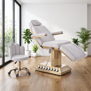 Heavy Duty Four Motor Electric Beauty Bed <b>Adjustable</b> Treatment <b>Table</b> for Professional Salon Furniture - Product Image 1