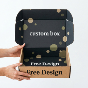 Caja de Embalaje de Cartón Corrugado con Logotipo Personalizado, Hermoso Diseño, para Regalos, Cosméticos y Productos de Venta al por Menor - Product Image 1