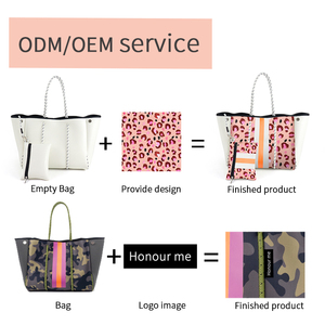 Vente en gros dames mode néoprène imprimé <span class=keywords><strong>l</strong></span>éopard <span class=keywords><strong>sac</strong></span> à main fourre-tout décontracté <span class=keywords><strong>sac</strong></span> à bandoulière avec fermeture ouverte noir <span class=keywords><strong>l</strong></span>éopard vendeur <span class=keywords><strong>sac</strong></span> - Product Image 6