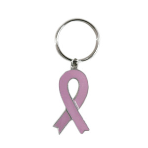 Llavero de Moda con Lazo Rosa, Amuleto de Concientización sobre el Cáncer de Mama, Accesorio para Bolsos de Mujer y Niña - Product Image 2