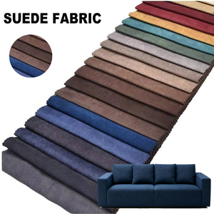 Tela de Tapicería de Microfibra Lisa 100% Poliéster, 200-300gsm, Teñida en Color Liso, para Sofás Modernos - Product Image 1
